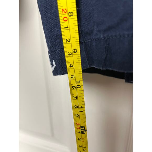J. Crew Bermuda Shorts Navy Blue Embroidered Anchors Women Size 4 - Picture 5 of 5